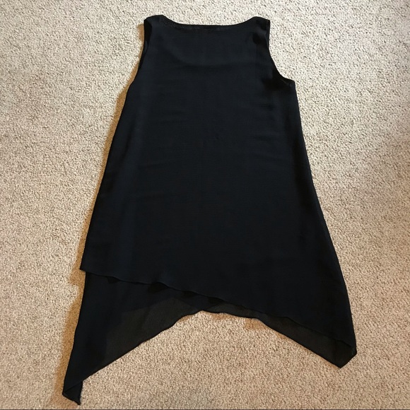 Soft Surroundings Black Asymmetrical Tank Top, EUC, M - Picture 11 of 12